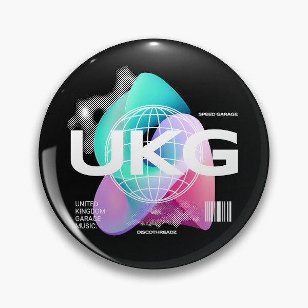 Item preview, UKG - UK Garage Music Vibes (White) designed and sold by Discothreadz.