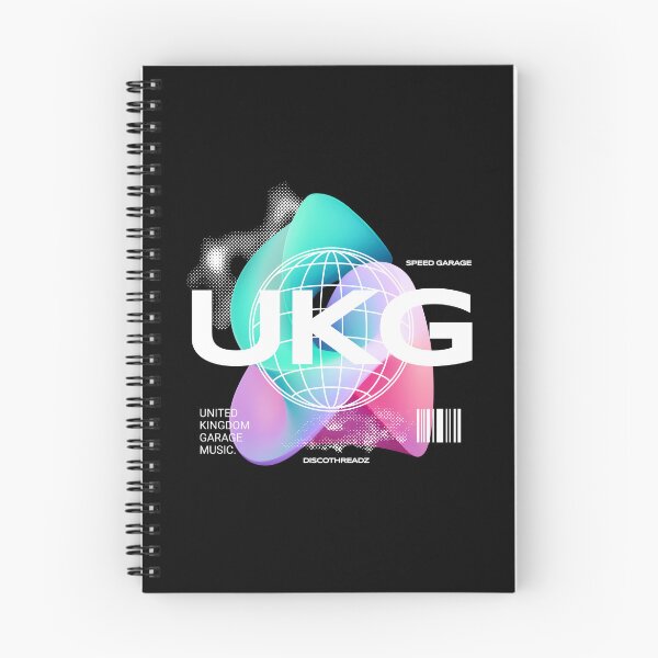 Item preview, UKG - UK Garage Music Vibes (White) designed and sold by Discothreadz.