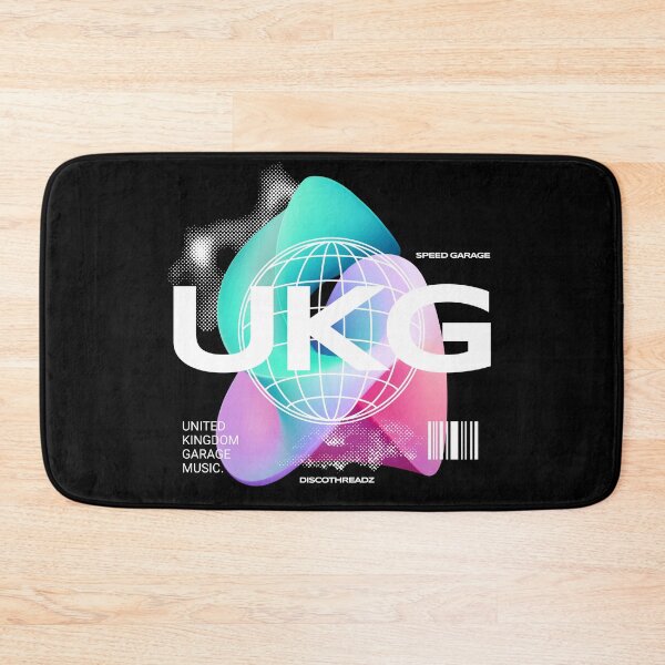 Item preview, UKG - UK Garage Music Vibes (White) designed and sold by Discothreadz.