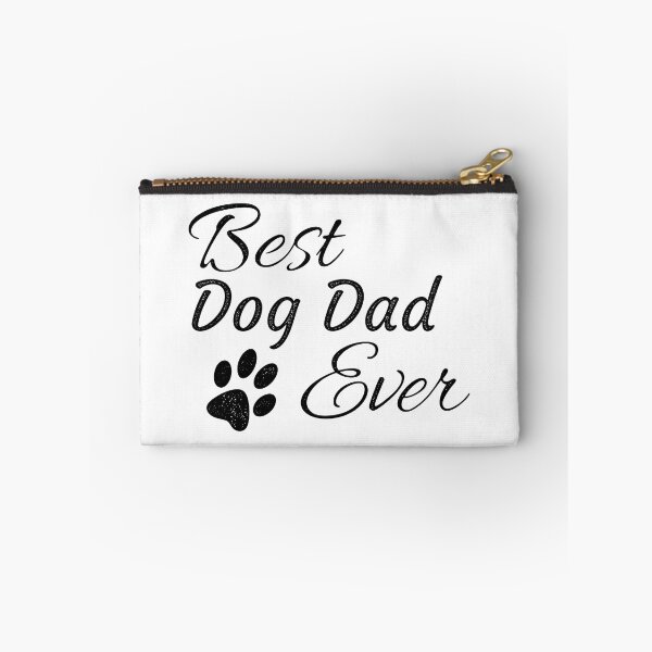 Item preview, Best Dog Dad Ever Calligraphy Paw Print designed and sold by SoyLamderma.