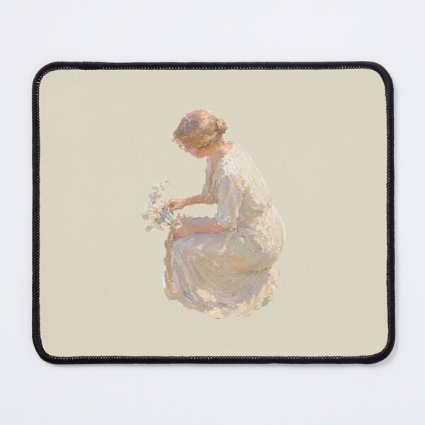 Item preview, Cottagecore Impressionist Flower Girl Aesthetic Graphic designed and sold by bosamji.