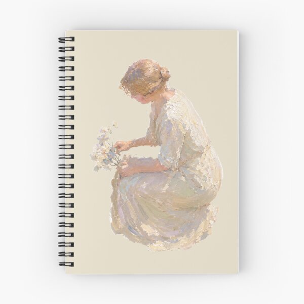 Item preview, Cottagecore Impressionist Flower Girl Aesthetic Graphic designed and sold by bosamji.
