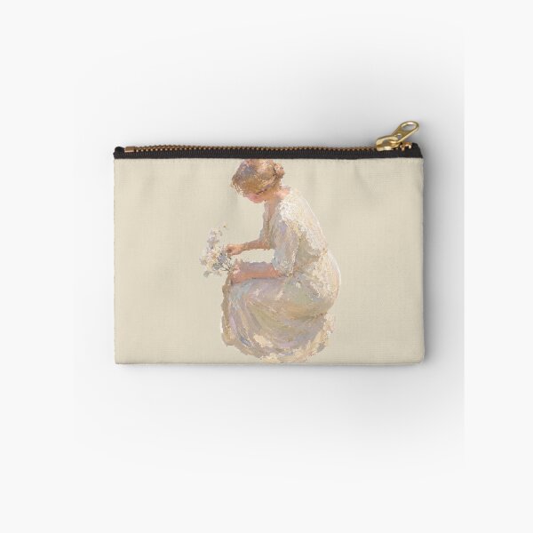 Item preview, Cottagecore Impressionist Flower Girl Aesthetic Graphic designed and sold by bosamji.