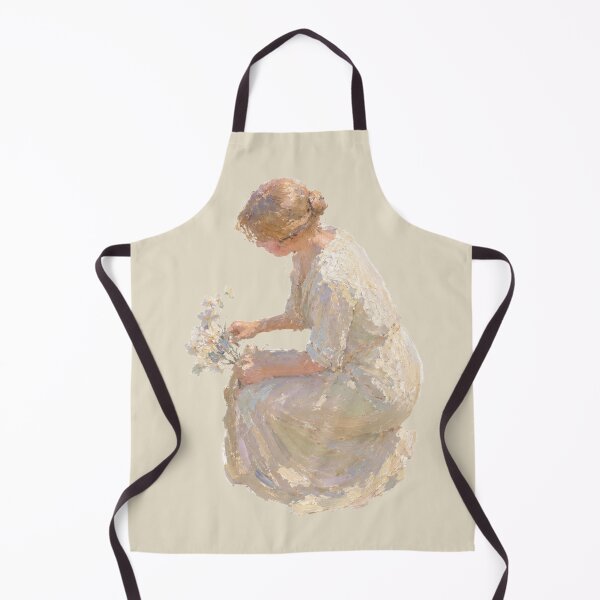 Item preview, Cottagecore Impressionist Flower Girl Aesthetic Graphic designed and sold by bosamji.