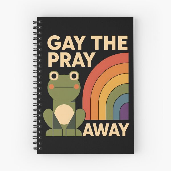 Item preview, Gay the Pray Away Cute Frog Pride Humor designed and sold by Marblaes00.