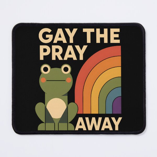 Item preview, Gay the Pray Away Cute Frog Pride Humor designed and sold by Marblaes00.