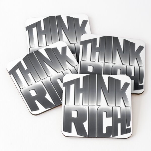 Item preview, Think Rich, Get Rich  designed and sold by Zoetic_Designz.