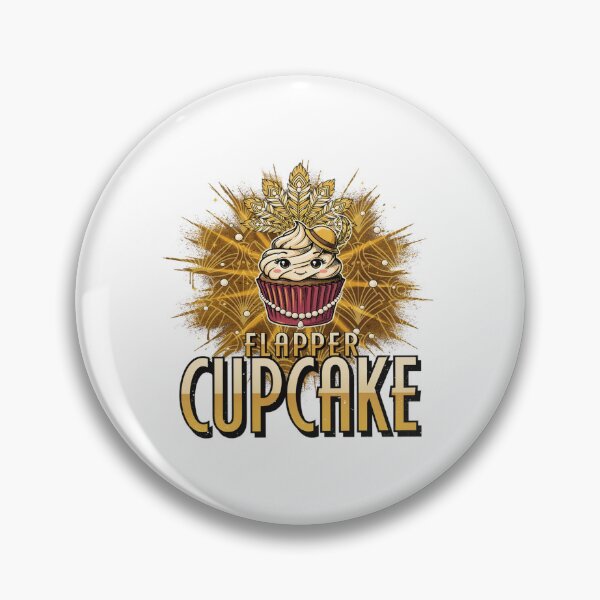 Item preview, Roaring Twenties Cupcake Dessert Kawaii Character designed and sold by ColeLaniTrading.