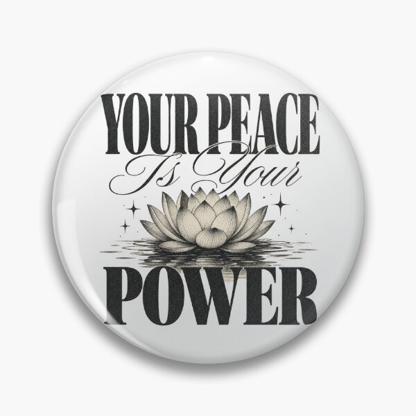 Item preview, Your Peace Is Your Power  designed and sold by GrooveAndGlow.