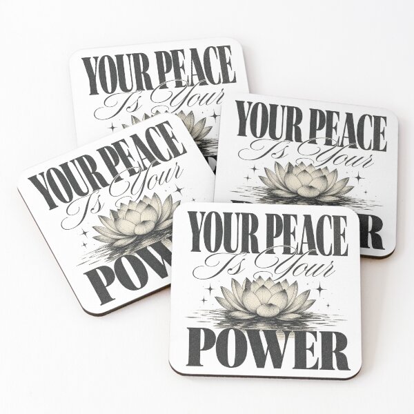 Item preview, Your Peace Is Your Power  designed and sold by GrooveAndGlow.