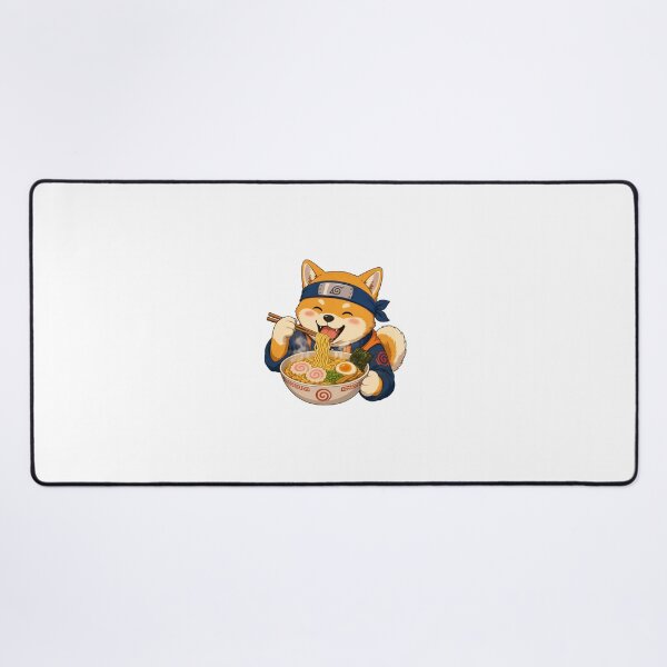 Item preview, Happy Shiba Inu Eating Ramen - Retro 90s Anime Style designed and sold by kocha-014.