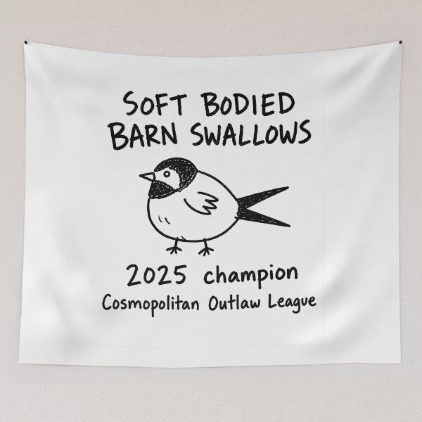 Item preview, Soft Bodied Barn Swallows – 2025 COL Champions designed and sold by gahteeriffico.