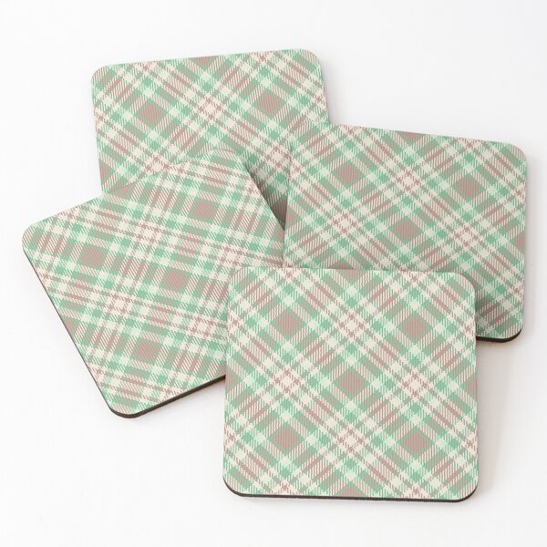 Item preview, Light Brown and Green Tartan Pattern designed and sold by TeeGeeTees.