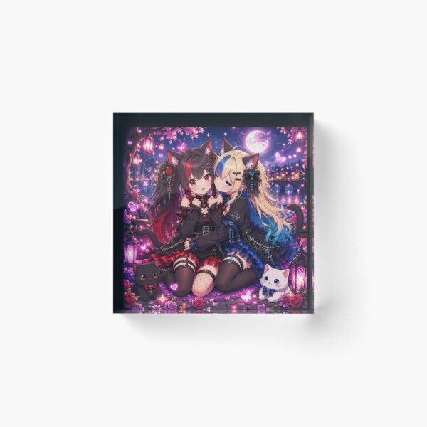 Item preview, Cute Dark Neko Waifu designed and sold by Revyra.