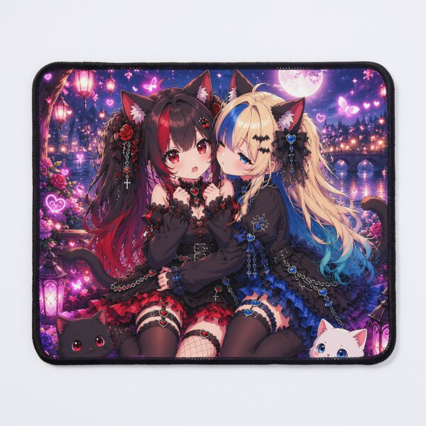 Item preview, Cute Dark Neko Waifu designed and sold by Revyra.