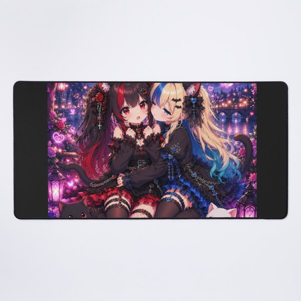 Item preview, Cute Dark Neko Waifu designed and sold by Revyra Design .