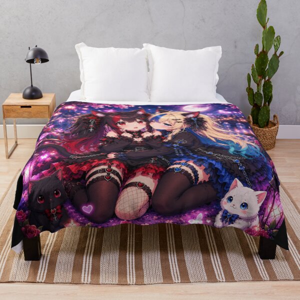 Item preview, Cute Dark Neko Waifu designed and sold by Revyra Design .