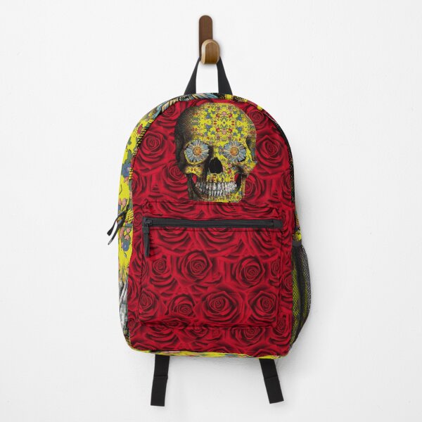Item preview, Yellow Floral Skull V2 designed and sold by Diego-t.