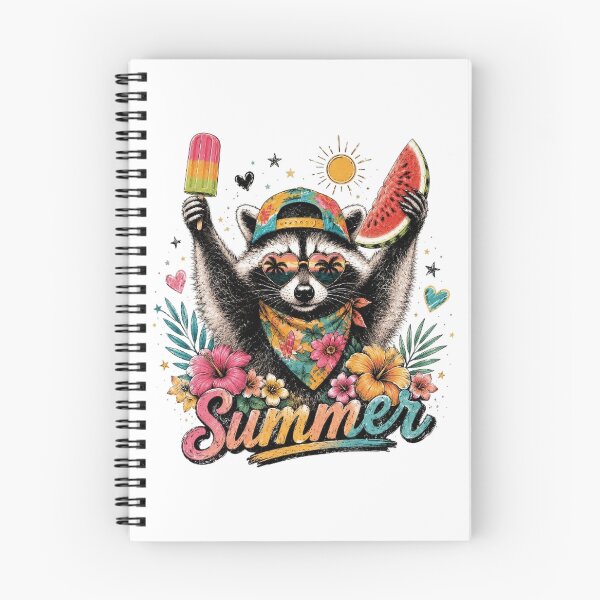 Item preview, Summer Raccoon, Beach Vibes Popsicle Watermelon Graphic, Cute Tropical Animal designed and sold by DesignDenDo ⭐⭐⭐⭐⭐.