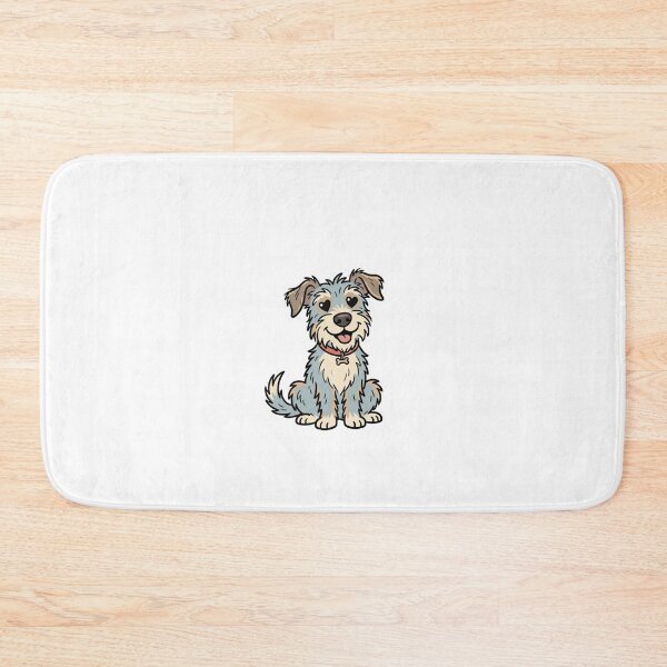 Item preview, Cute Scruffy Dog with Heart Eyes Cartoon designed and sold by Pixele.