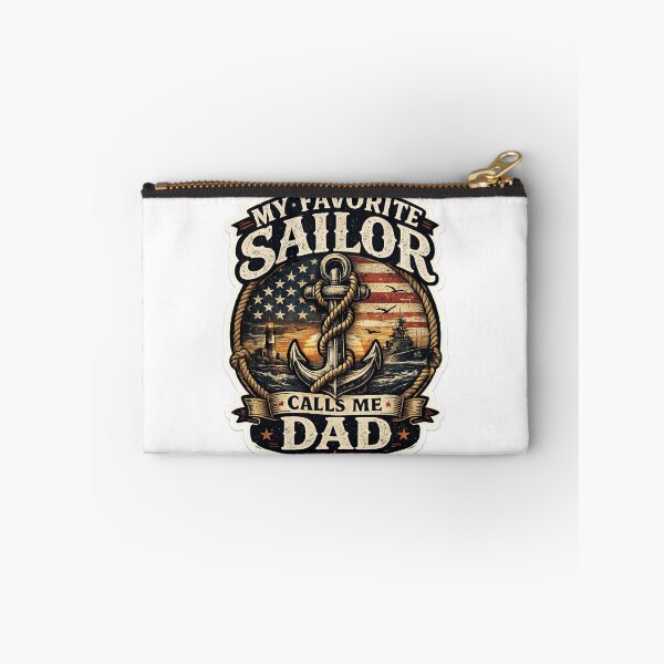 Item preview, My Favorite Sailor Calls Me Dad Vintage Nautical Father Gift Artwork designed and sold by JustCrafted.
