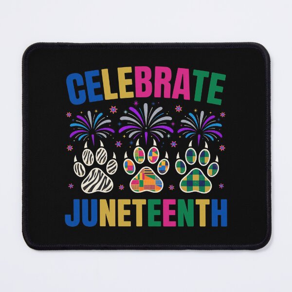 Item preview, Celebrate Juneteenth Animal Paw Print Fireworks designed and sold by SoyLamderma.