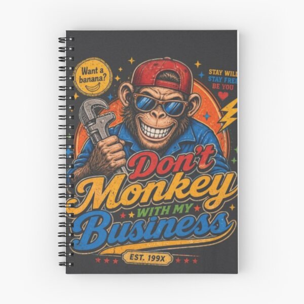 Item preview, Don't Monkey with my business designed and sold by Wabidasse's Tip-Top Tees.