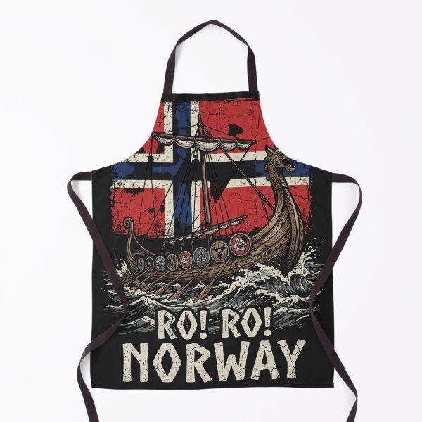 Item preview, Retro Viking Ship - Ro Ro Norway designed and sold by legendaryskins.