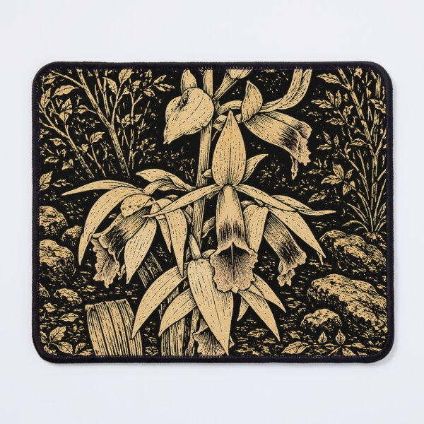Item preview, Indian Wildflowers | Botanical Linocut designed and sold by Linoluca.