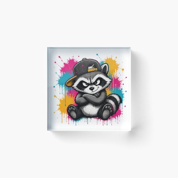 Item preview, Graffiti Raccoon designed and sold by Thor-stone.