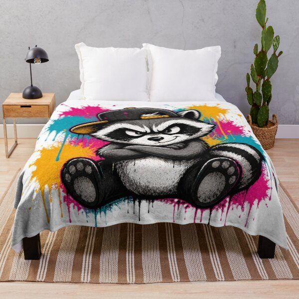 Item preview, Graffiti Raccoon designed and sold by Thor-stone.