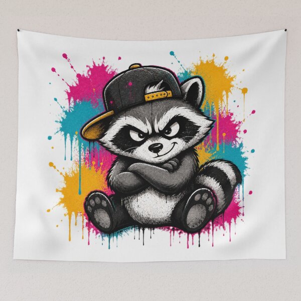 Item preview, Graffiti Raccoon designed and sold by Thor-stone.