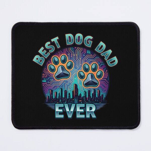 Item preview, Cyberpunk Best Dog Dad Ever Tech Design designed and sold by SoyLamderma.