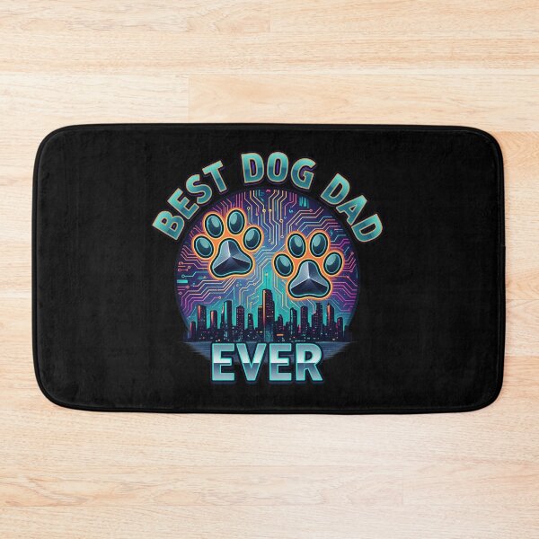 Item preview, Cyberpunk Best Dog Dad Ever Tech Design designed and sold by SoyLamderma.