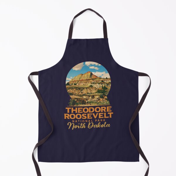 Item preview, Theodore Roosevelt National Park Vintage Badlands Art designed and sold by LinaValearte.