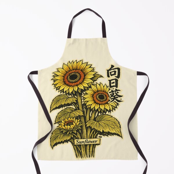 Item preview, Vintage Japanese Ukiyo-e Style Sunflower Art designed and sold by SakuraMarket26.