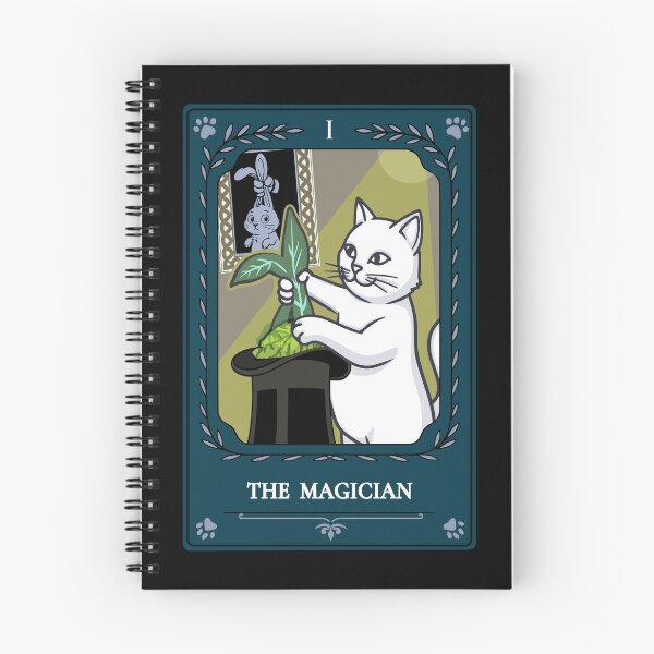 Item preview, Magician Cat Tarot Trick designed and sold by catnbloom.