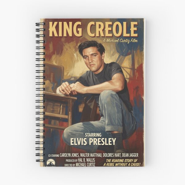 Item preview, Elvis Presley King Creole 1958 Movie Retro Art Poster designed and sold by ElvisVintagePosters.