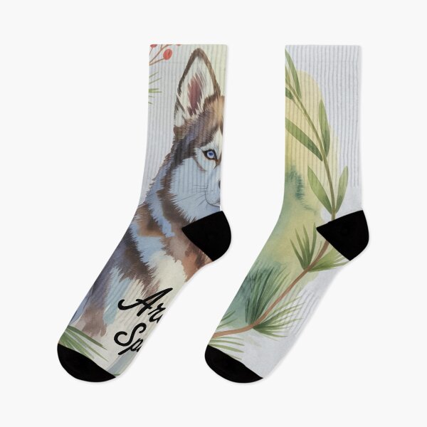 Item preview, Siberian Husky Watercolor Art designed and sold by JebliDesign.