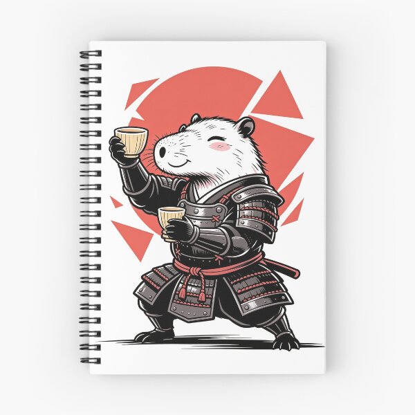 Item preview, Samurai Capybara Warrior - Japanese Aesthetic Tea Art designed and sold by ZINO WORLD.
