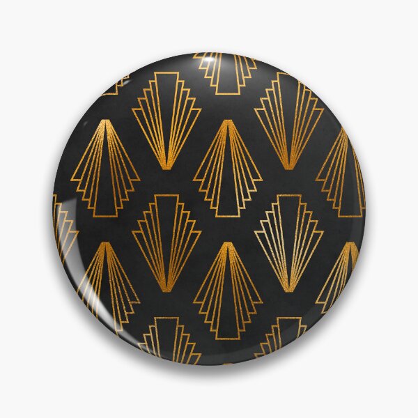 Item preview, Art Deco Golden-Coppery Colors Elegant Design Pattern designed and sold by DEC02.