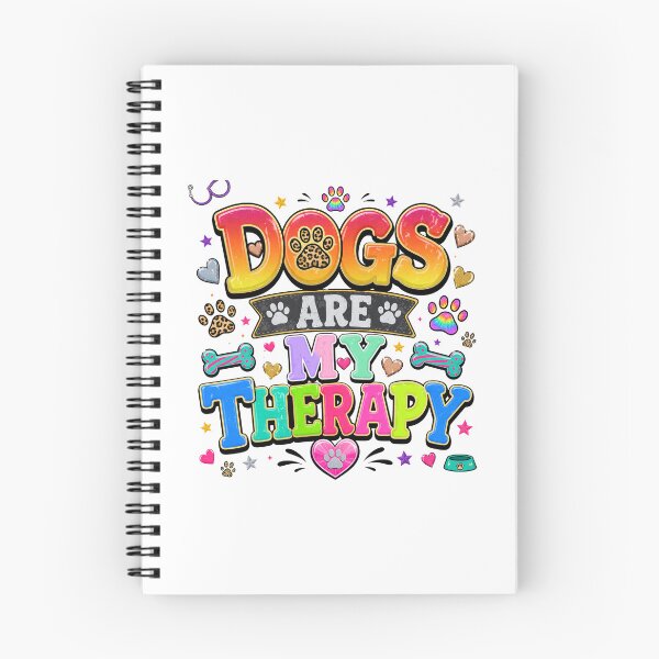Item preview, Dogs Are My Therapy Colorful Pet Lover Design designed and sold by SoyLamderma.