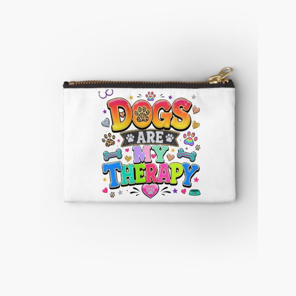 Item preview, Dogs Are My Therapy Colorful Pet Lover Design designed and sold by SoyLamderma.