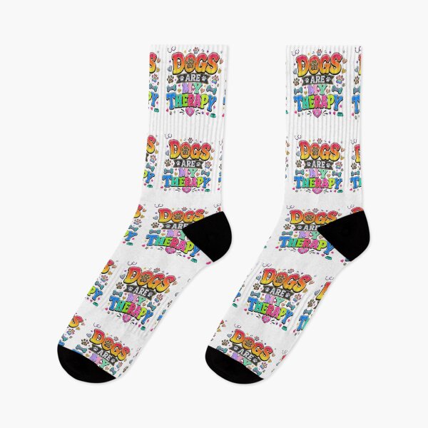 Item preview, Dogs Are My Therapy Colorful Pet Lover Design designed and sold by SoyLamderma.