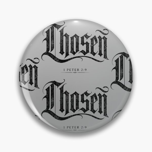 Item preview, Chosen Christian Gothic Typography Streetwear Design designed and sold by wpshinobi.