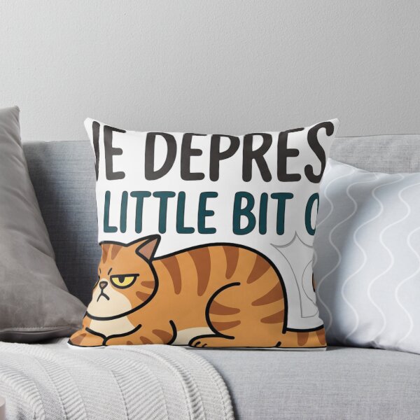 Item preview, Cita de Grumpy Cat sobre la depresión y Rizz designed and sold by Pixele.