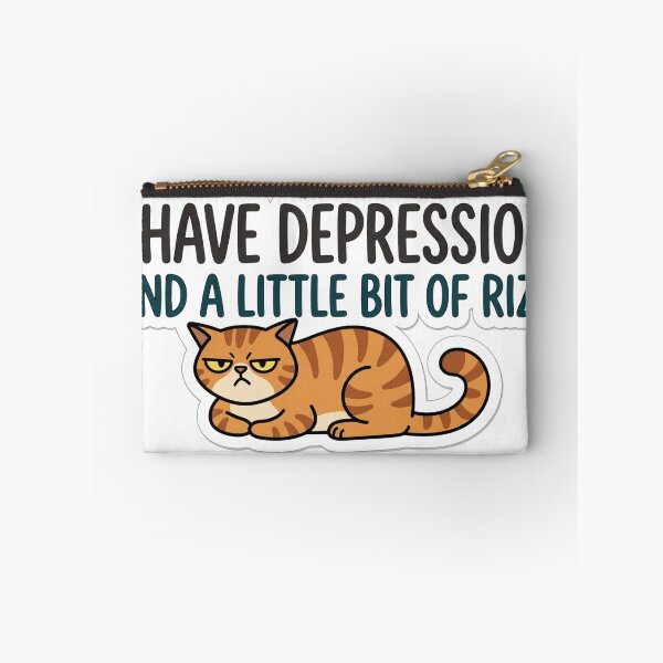 Item preview, Grumpy Cat Depression & Rizz Quote designed and sold by Pixele.