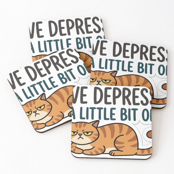 Item preview, Grumpy Cat Depression & Rizz Quote designed and sold by Pixele.