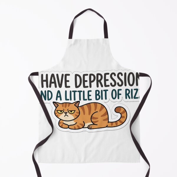 Item preview, Grumpy Cat Depression & Rizz Quote designed and sold by Pixele.