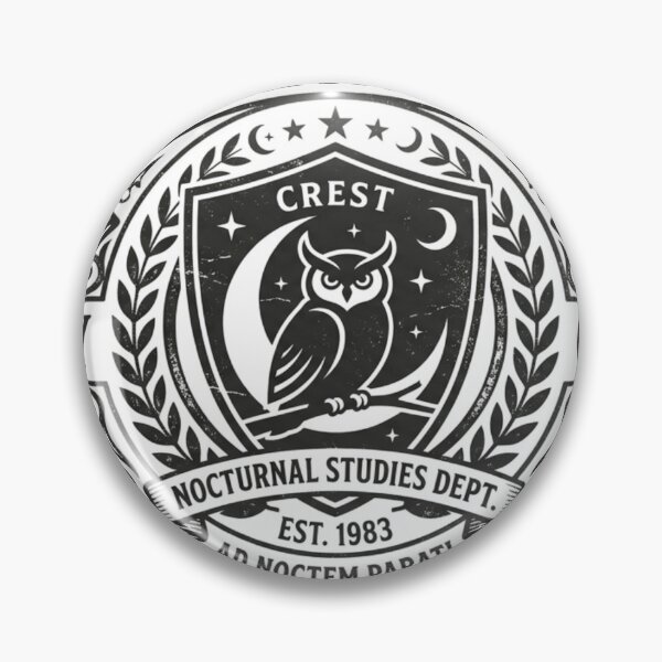 Item preview, Nocturnal Studies Department Vintage University Crest designed and sold by Pixele.